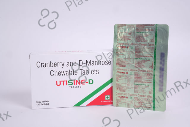 Utisine D 300/600mg Chewable Tablet 10s