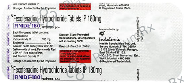 Finide 180mg Tablet