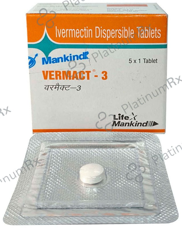 Vermact 3mg Tablet DT 1s
