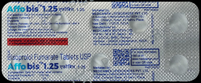 Affobis 1.25mg Tablet 10s