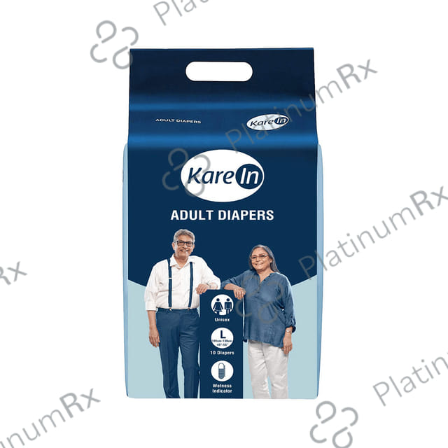 Kare In Unisex Adult Diaper Large 10s