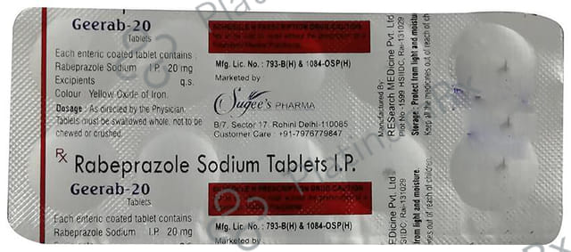 Geerab 20mg Tablet 10s