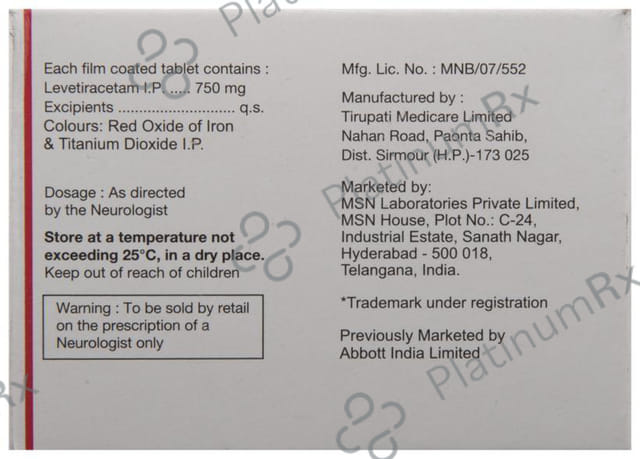Levilex 750mg Tablet 10s