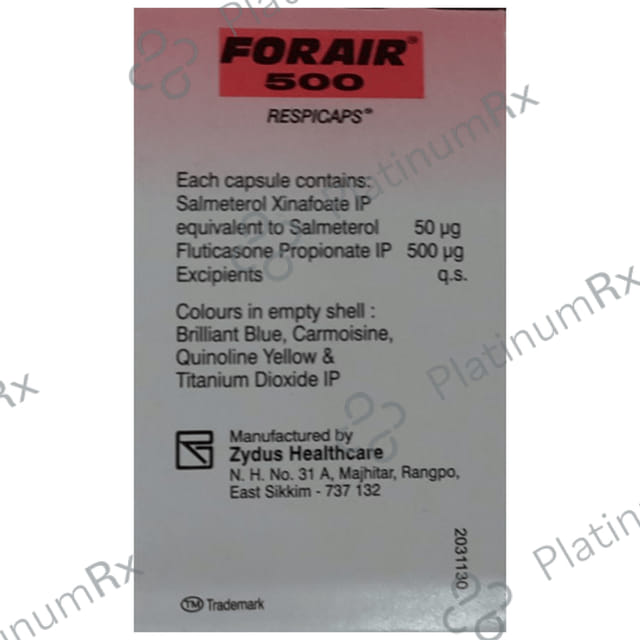 ForAir 500/50mcg Respicap 30s