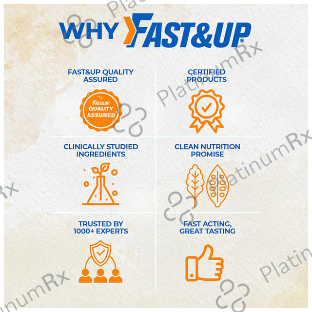Fast&Up Reload Isotonic Sports Drink with High Carbohydrates and Electrolytes Lemon