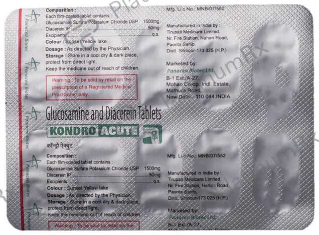Kondro Acute 50/1500mg Tablet 10s