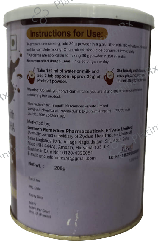 Profevit Powder Chocolate 200gm