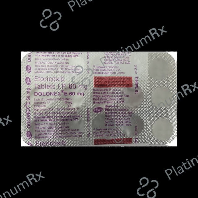 Dolonex E 60mg Tablet 15ml
