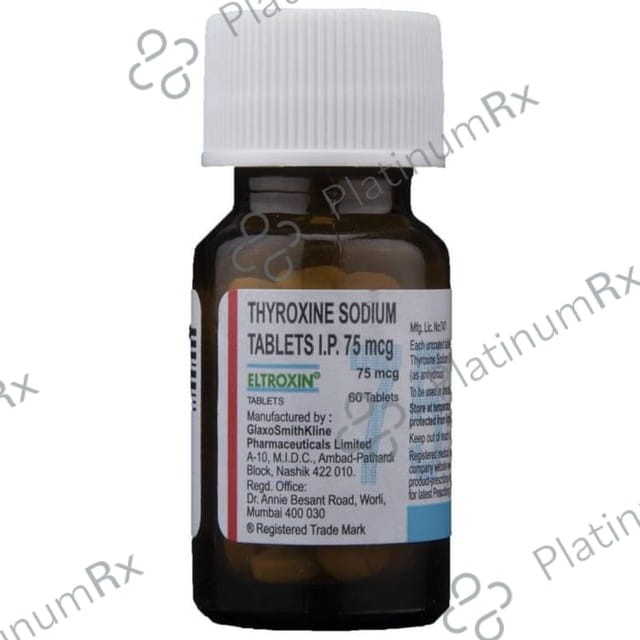 Eltroxin 75mcg Tablet 120s