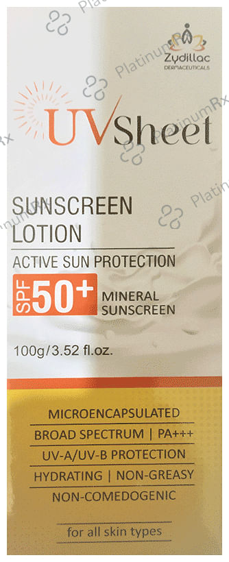 UV Sheet Sunscreen Lotion SPF 50+