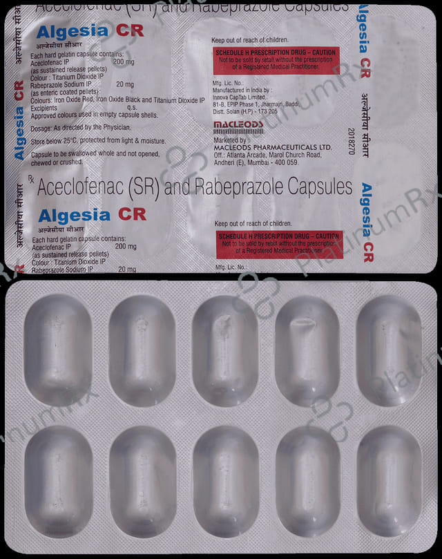 Algesia CR 200/20mg Capsule 10s