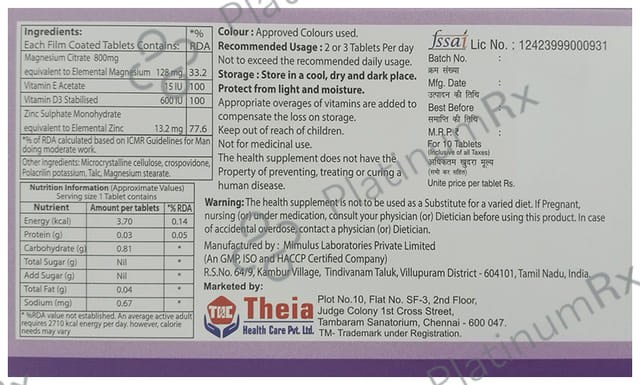 MG Relax Tablet 10s