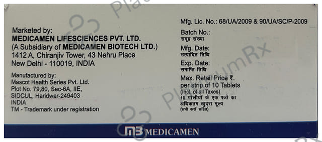 Affodapa S 10/100mg Tablet 10s