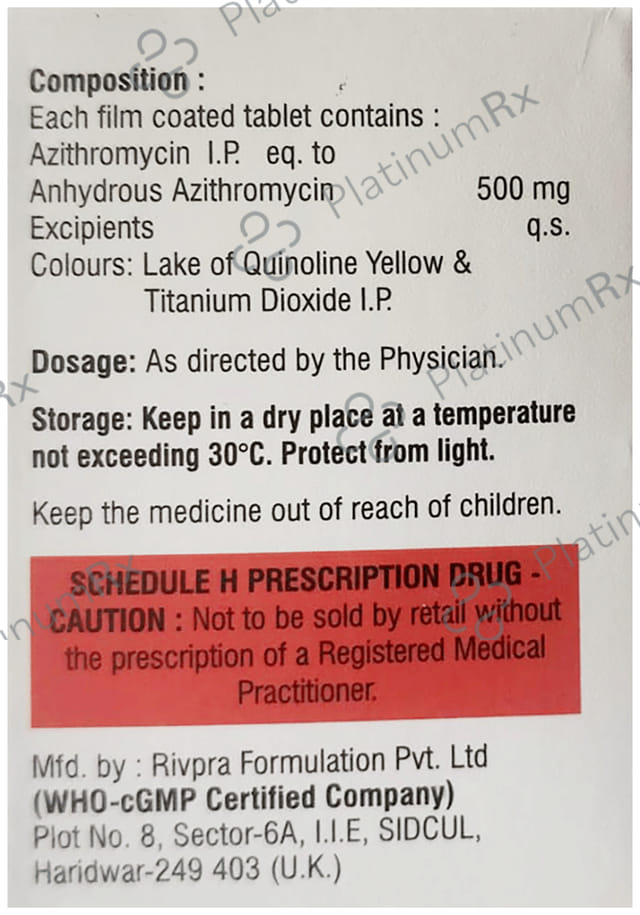 Leozith 500mg Tablet 3s