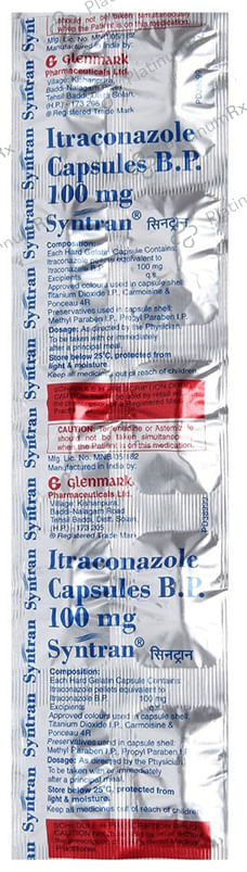 Syntran 100mg Capsule 10s