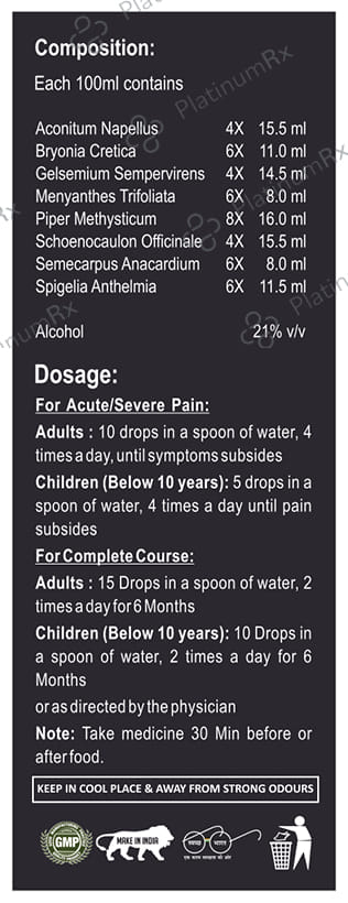 Qvik Nh22 Migranecura Migrane & Headache Drop