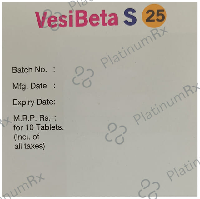VesiBeta S 25/5mg Tablet ER 10s