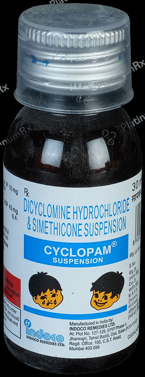 Cyclopam 10/40mg Suspension 30ml