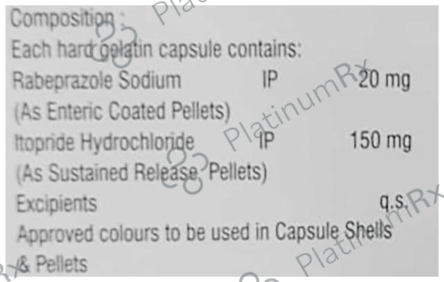 Rabinol IT 150/20mg Capsule SR 10s