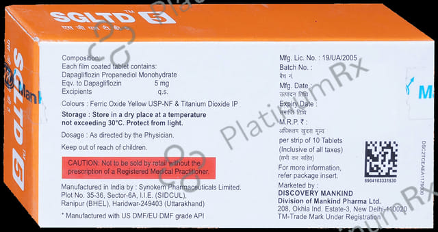 Sglt D 5mg Tablet 10s