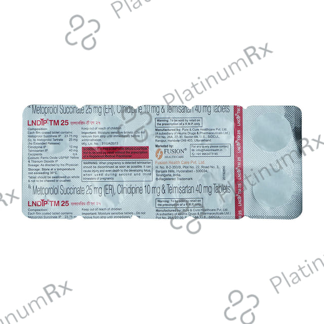 Lndip TM 50mg Tablet 10s