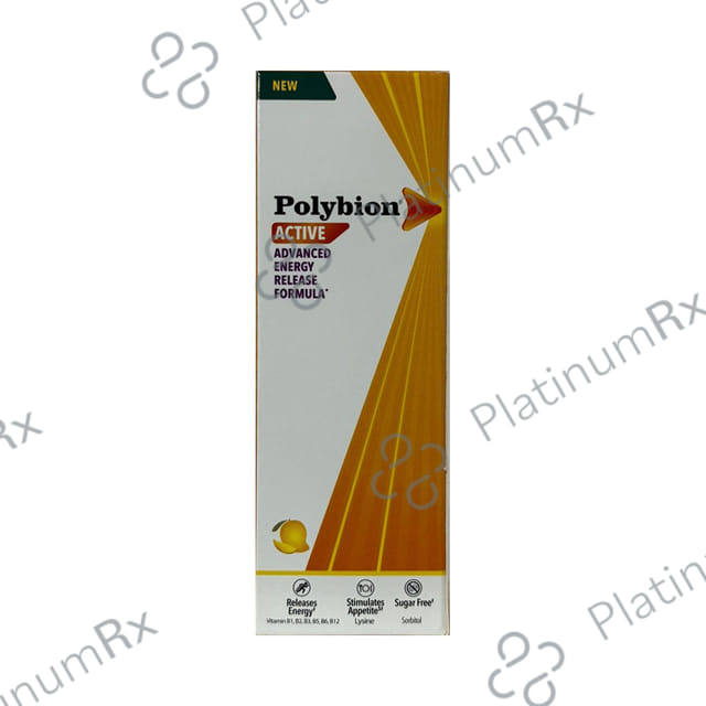 Polybion Active Mango Flavour Sugar Free Syrup 300ml