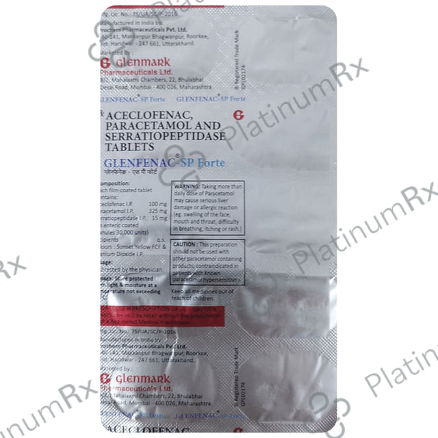 Glenfenac SP Forte Tablet 10s
