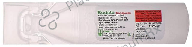 Budate 500mcg Transpules 7s