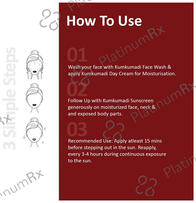 TAC The Ayurveda Co Kumkumadi Sunscreen SPF 50 Cream 50gm