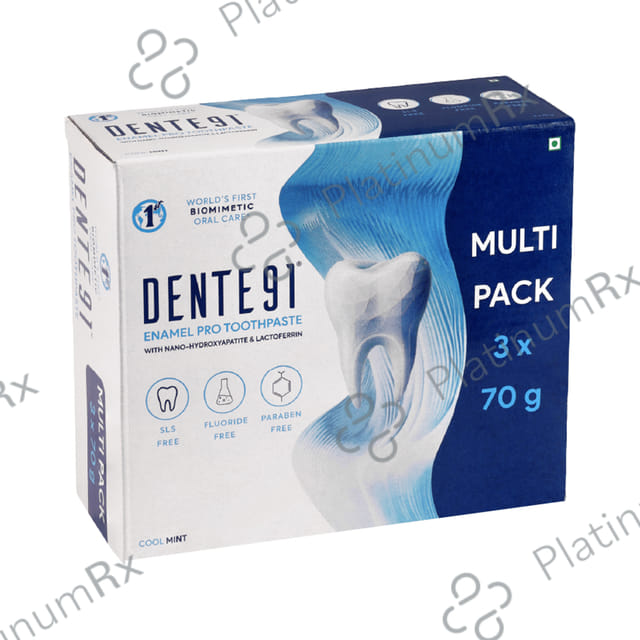 Dente 91 Cool Mint 70gm Toothpaste 3s