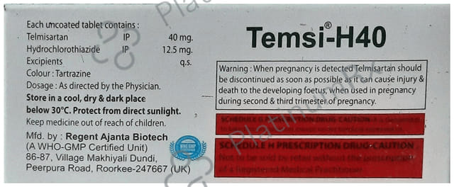 Temsi H 40mg Tablet