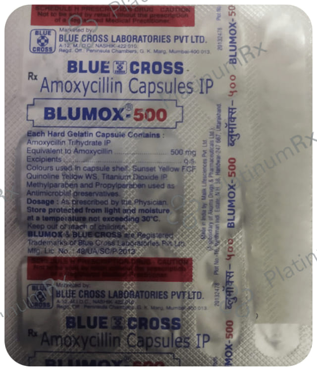 Blumox 500mg Capsule 15s