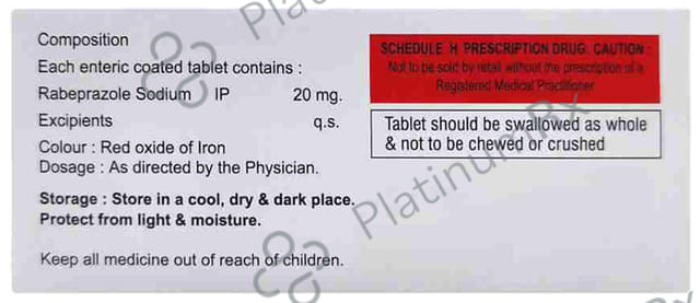 Ribvax 20mg Tablet 10s