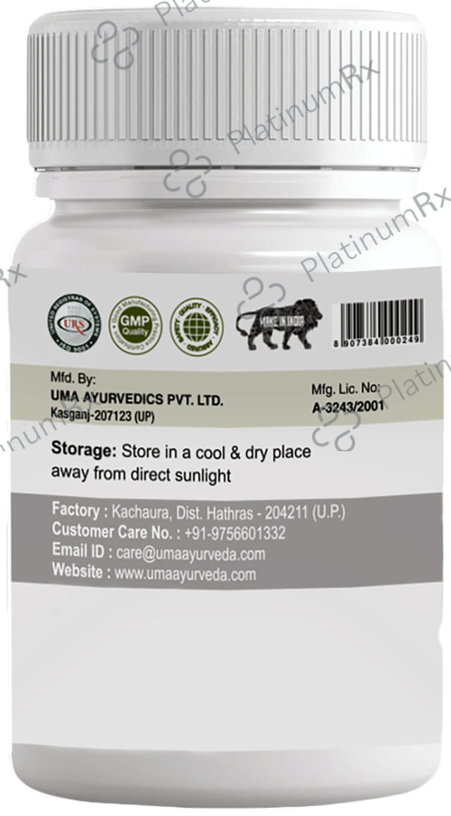 Uma Ayurveda Umacal Natural Calcium Supplement Tablet 60 tablets