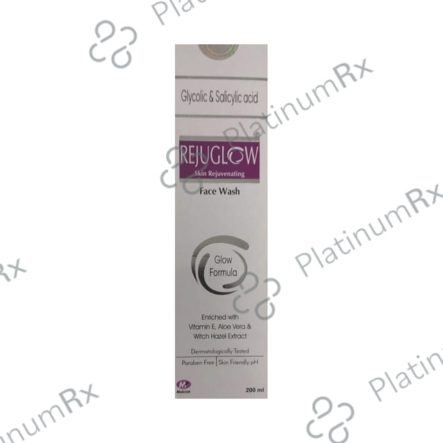 Rejuglow Face Wash with Glycolic & Salicylic Acid - For Skin Rejuvenation 200 Face Wash