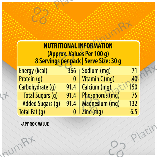 Glucon D with Glucose, Calcium, Vitamin C & Sucrose Flavour Mango Burst with Tiffin Box Free Powder 450gm