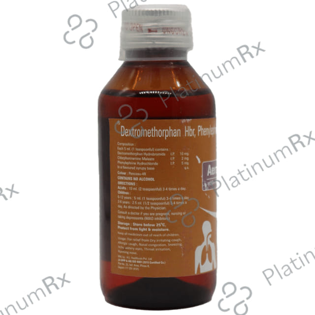 Aerodyn DX Syrup Sugar Free 100ml