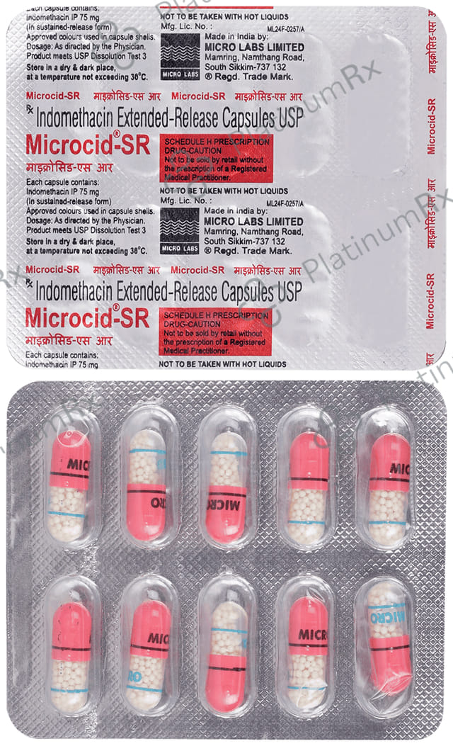 Microcid SR 75mg Capsule 10s