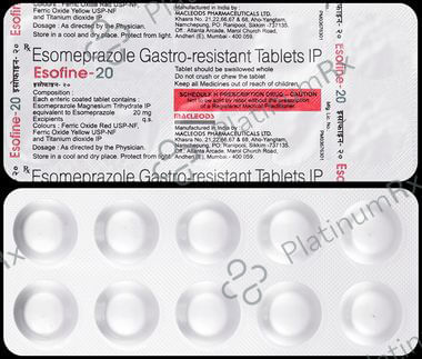 Esofine 20mg Tablet