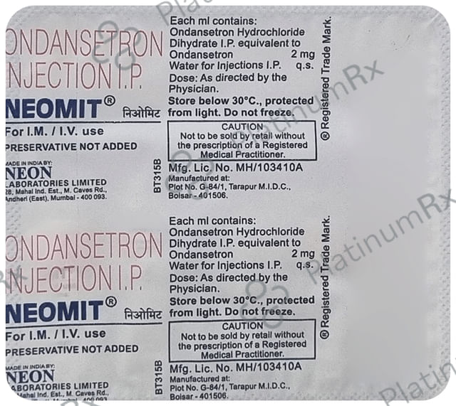 Neomit 2mg Injection 2ml