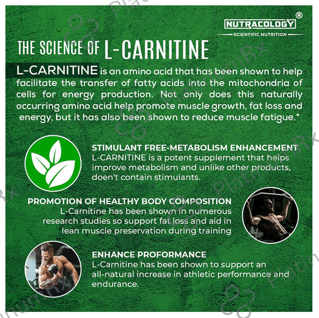 Nutracology L Carnitine 1000mg Capsule