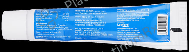 Zeldinac Nano 1% Gel 30gm