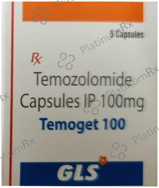 Temoget 100mg Capsule 5s