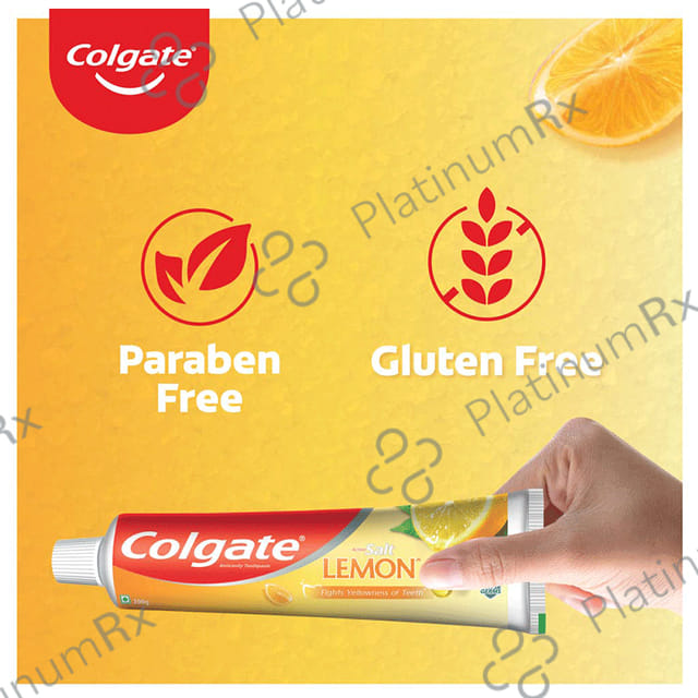 Colgate Active Salt Lemon Flavour Toothpaste 200 gm