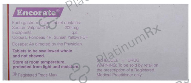 Encorate 200mg Tablet 10s