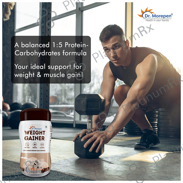Dr. Morepen Weight Gainer for Metabolism & Lean Muscles - Flavour Irish Chocolate