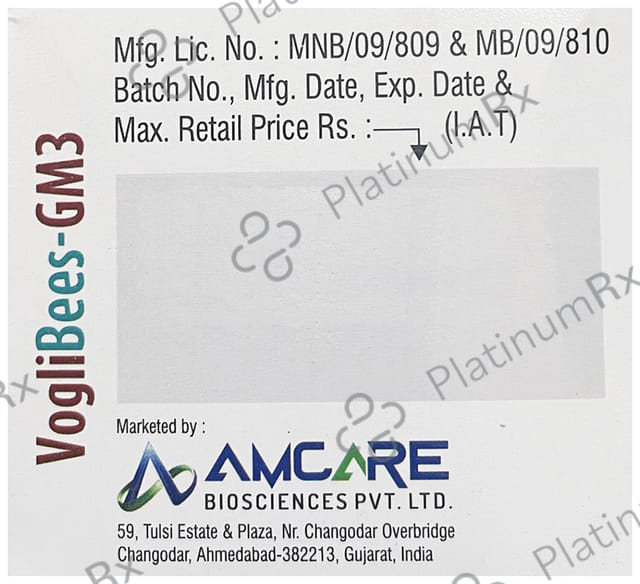 Voglibees-GM 3 Tablet ER