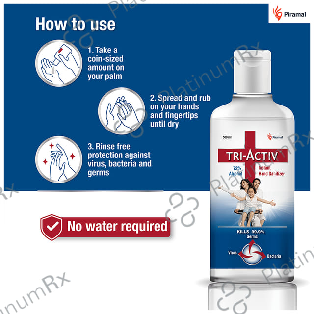 Tri-Activ 72% Alcohol Instant Hand Sanitizer