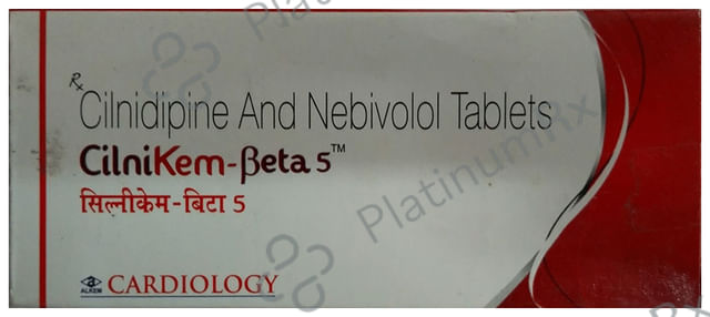 Cilnikem Beta 10/5mg Tablet 10s