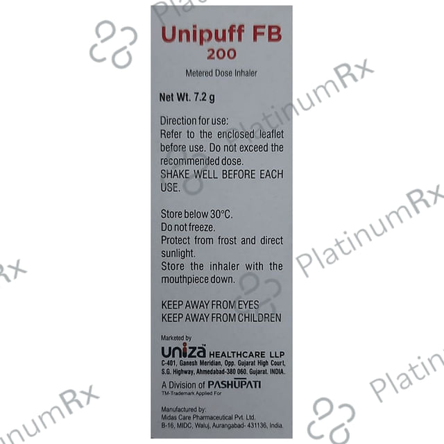 Unipuff FB 200 Inhaler